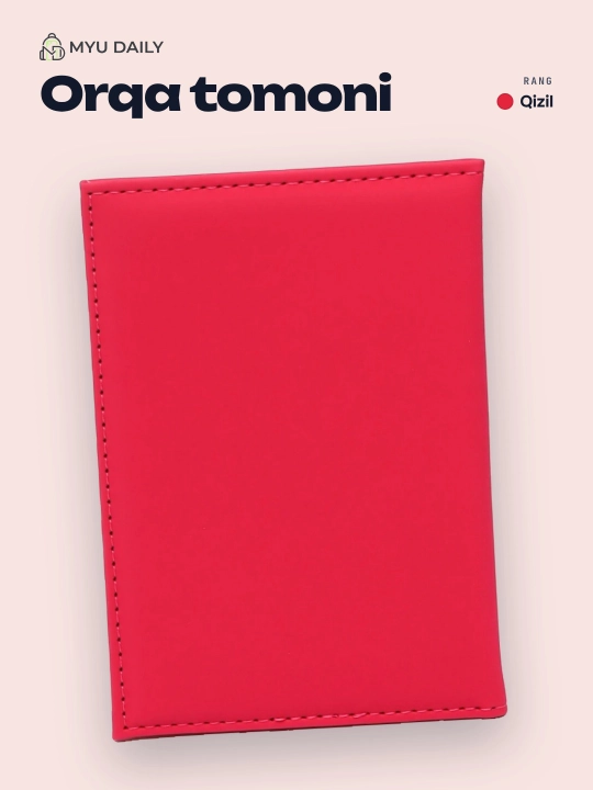 Pasport muqovasi, universal, eko-charmdan Passport Cover