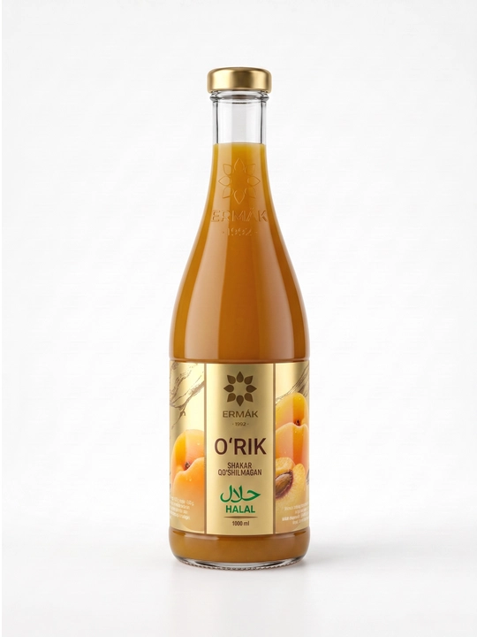 O'rik sharbati Asil, 1 litr