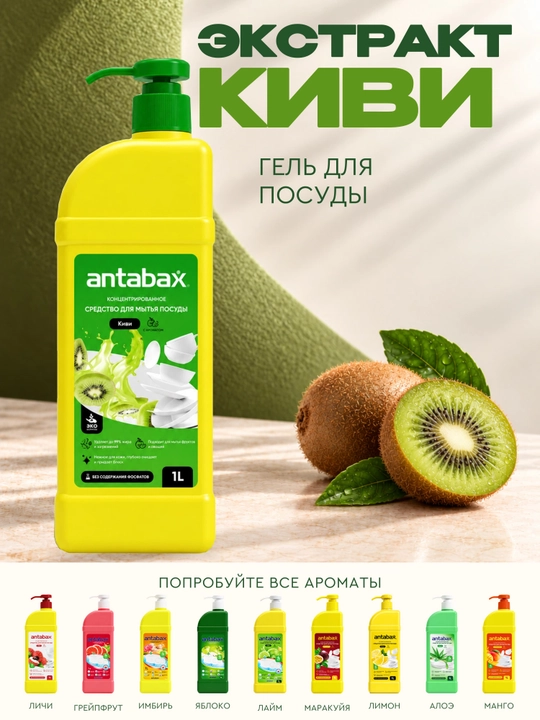 Antabax idish yuvish vositasi, konsentrlangan gel