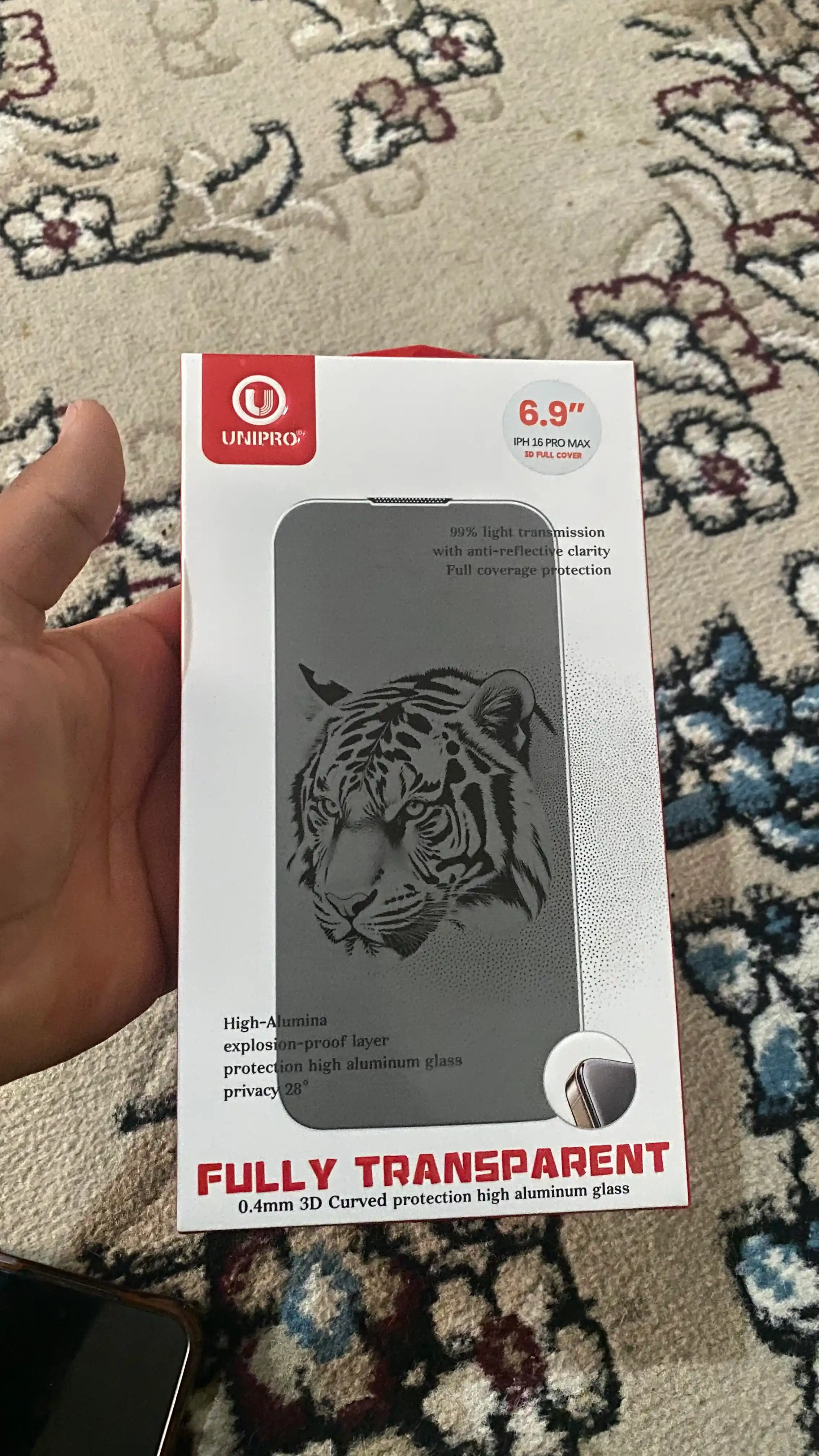 iPhone uchun Antishpion himoya oynasi