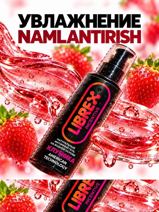Suv asosli intim gel-lubrikant surtmasi, "LIBREX", 200 ml