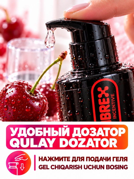 Suv asosli intim gel-lubrikant surtmasi, "LIBREX", 200 ml
