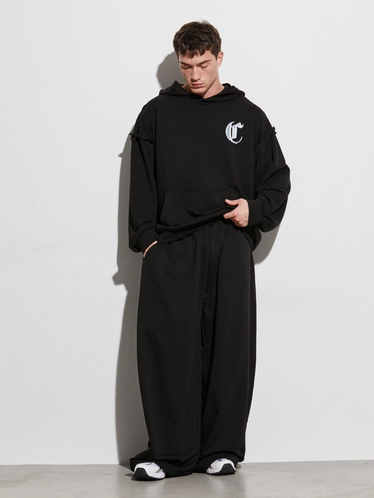 Erkaklar uchun keng bichimli sport shimlari, baggy oversize, kuzgi shimlar