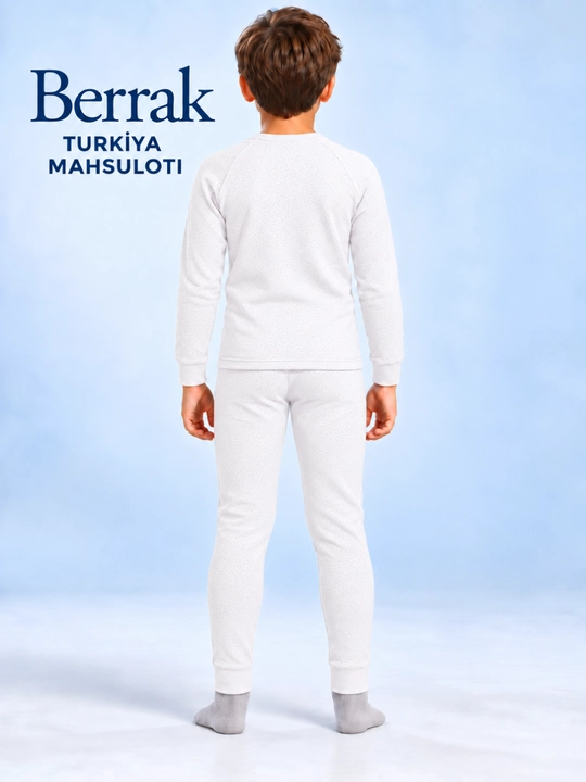 Bolalar termal choyshablari, o‘g‘il bolalar uchun, Berrak, belyo, kalson, pijama, kamplik