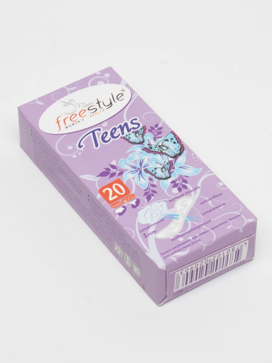 Гигиенические ежедневки Free Style Teens, с ароматом фиалки, 20 шт