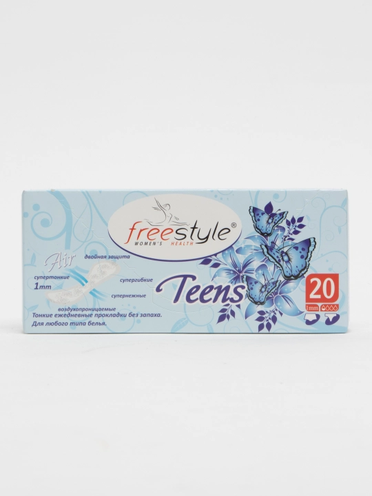 Прокладки женские гигиенические "Free Style Teens" без аромата, 20 шт