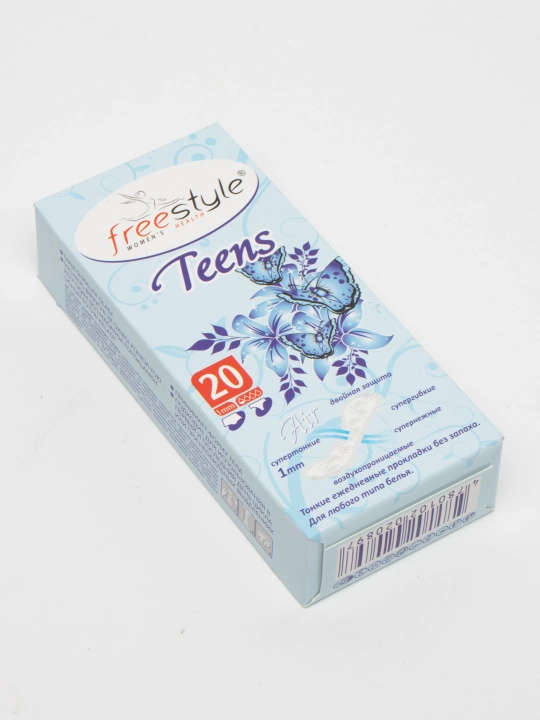 Прокладки женские гигиенические "Free Style Teens" без аромата, 20 шт