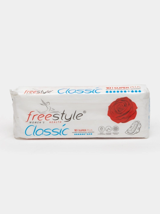 Прокладки женские гигиенические Free Style Classic Super, 10 шт