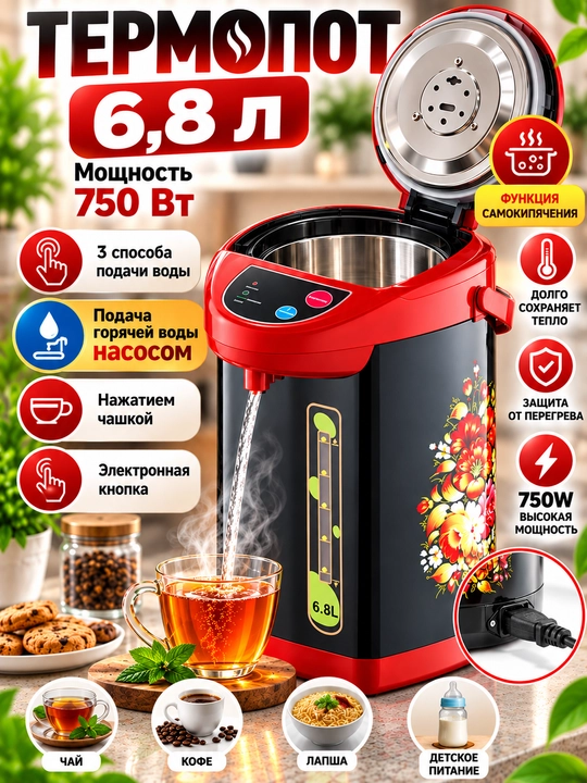 Termos termopot, elektr samovar, termos - 