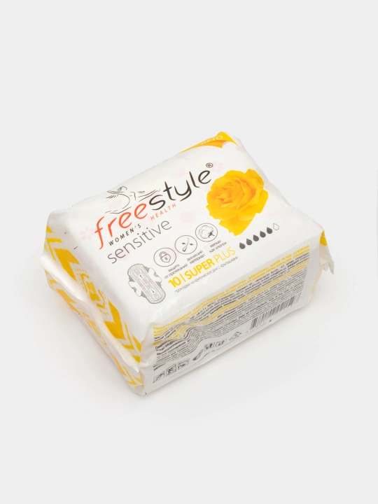 Прокладки женские гигиенические Free Style Sensitive super, 10 шт