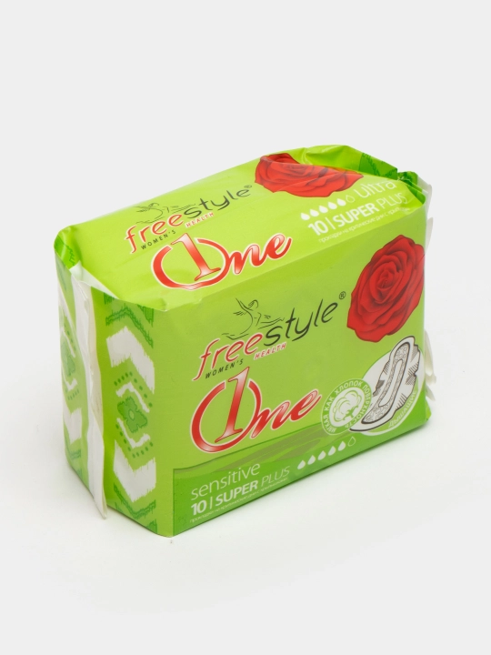 Ayollar gigiyenik prokladkalari Free Style One sensitive super, 10 dona