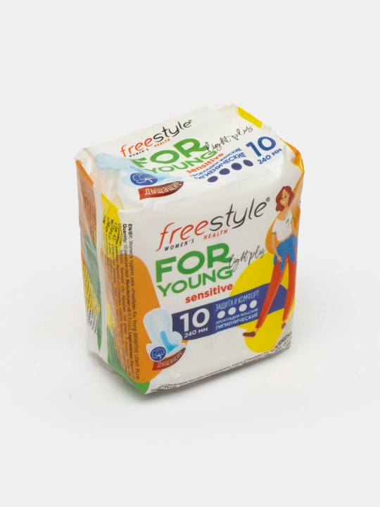 Gigienik prokladkalar Free Style For Young Sensitive Light Plus, 10 dona