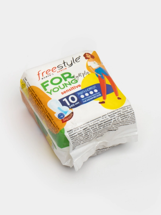 Gigienik prokladkalar Free Style For Young Sensitive Light Plus, 10 dona