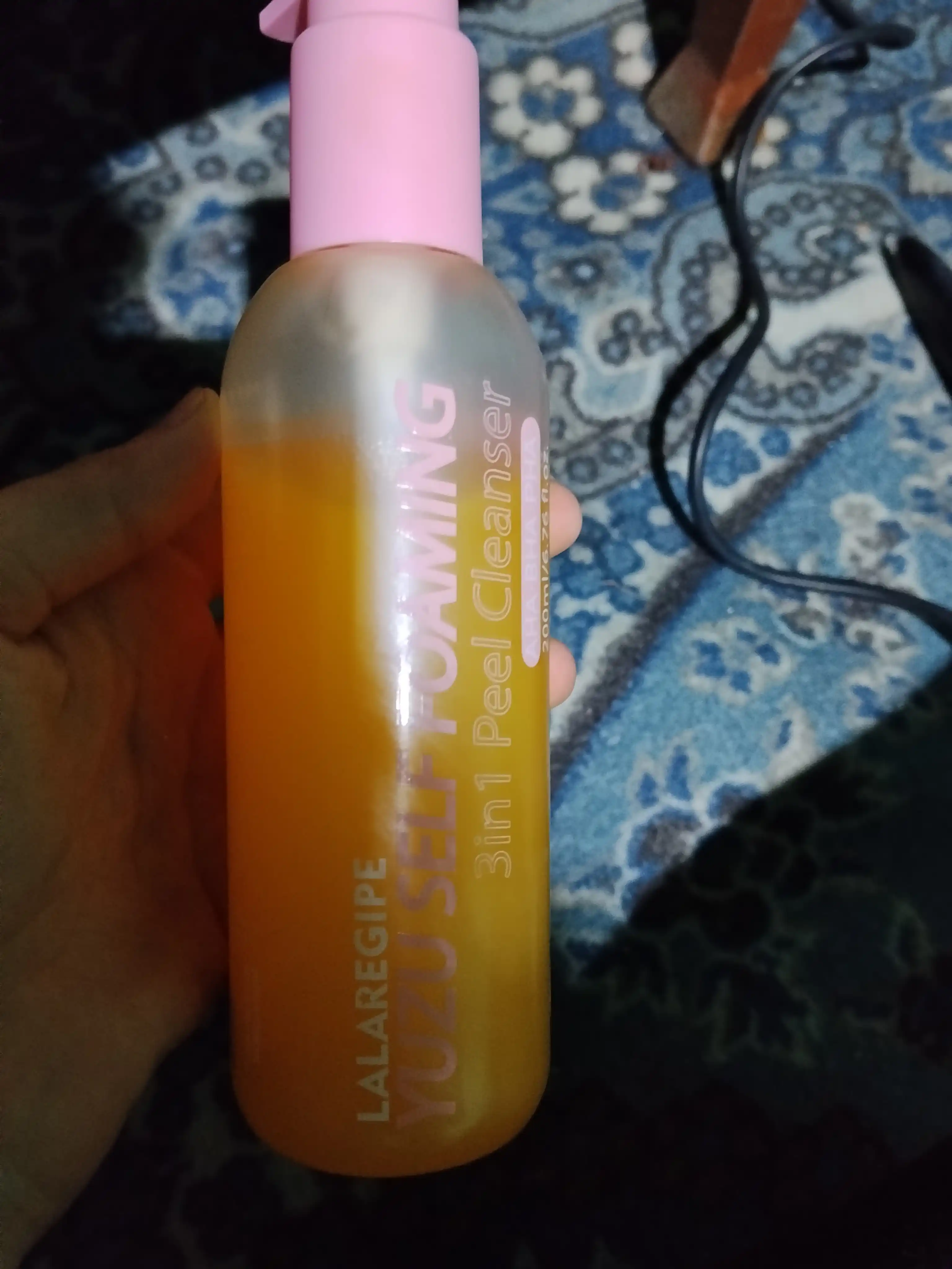 LALARECIPE Penka Yuzu Self Foaming yuvinish uchun ko‘pik, 3 tasi 1 da,yuzni tozalash uchun