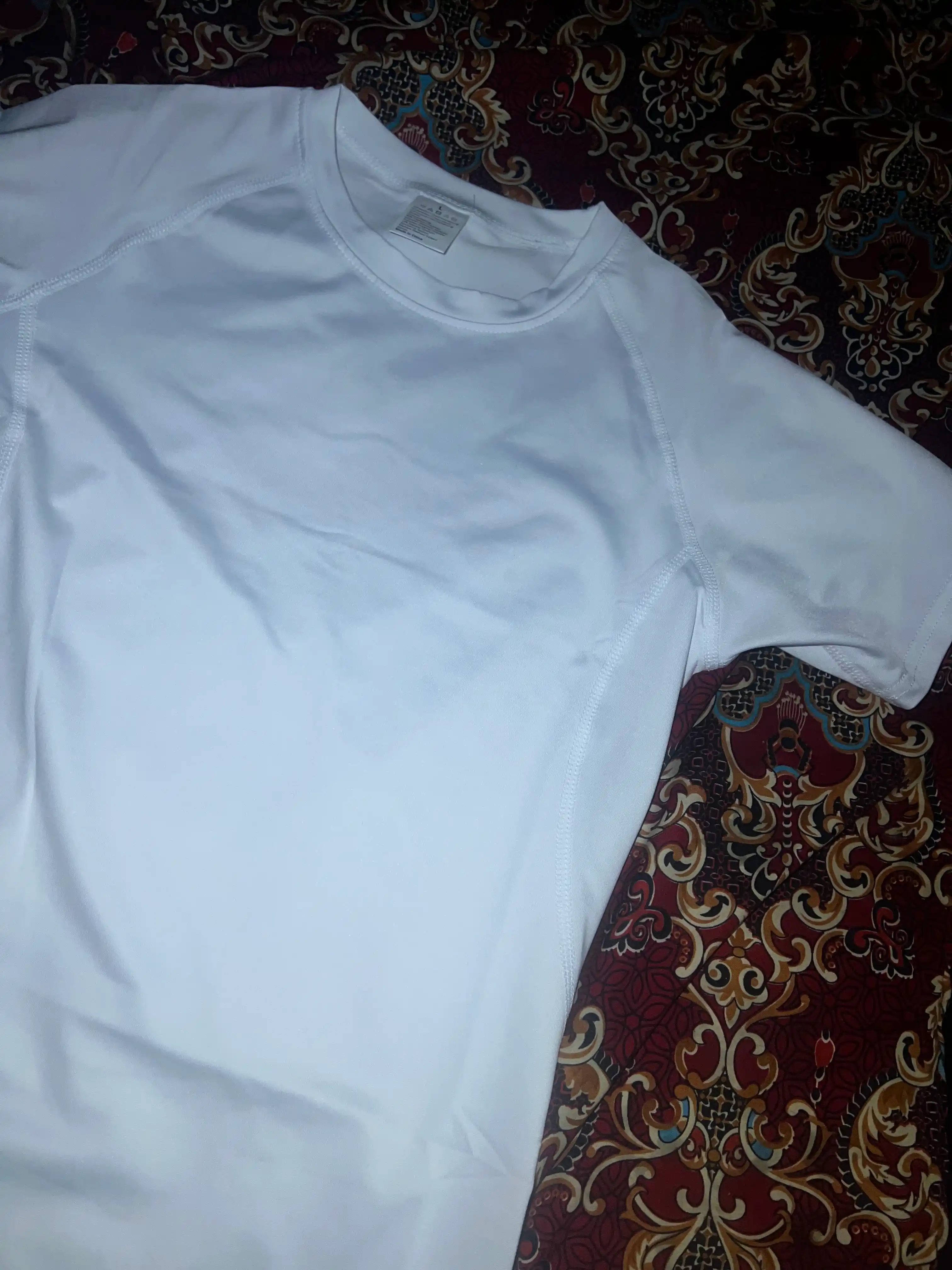 Kompression futbolka, sport uchun rashgard, erkaklar, fitness uchun