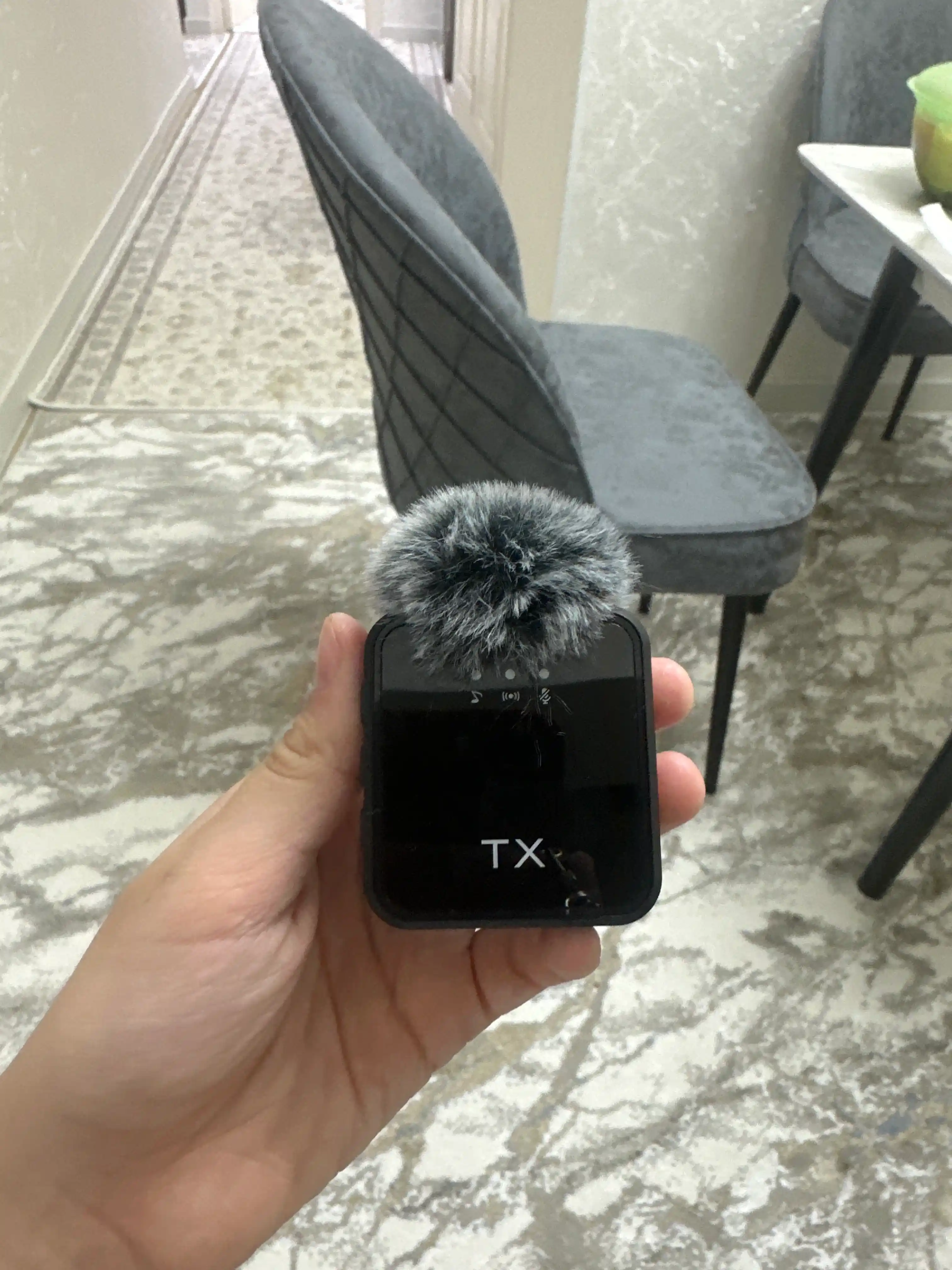 Telefon uchun simsiz mikrafon petlichka 2 ta, iPhone va Android uchun, Type-C Lightning