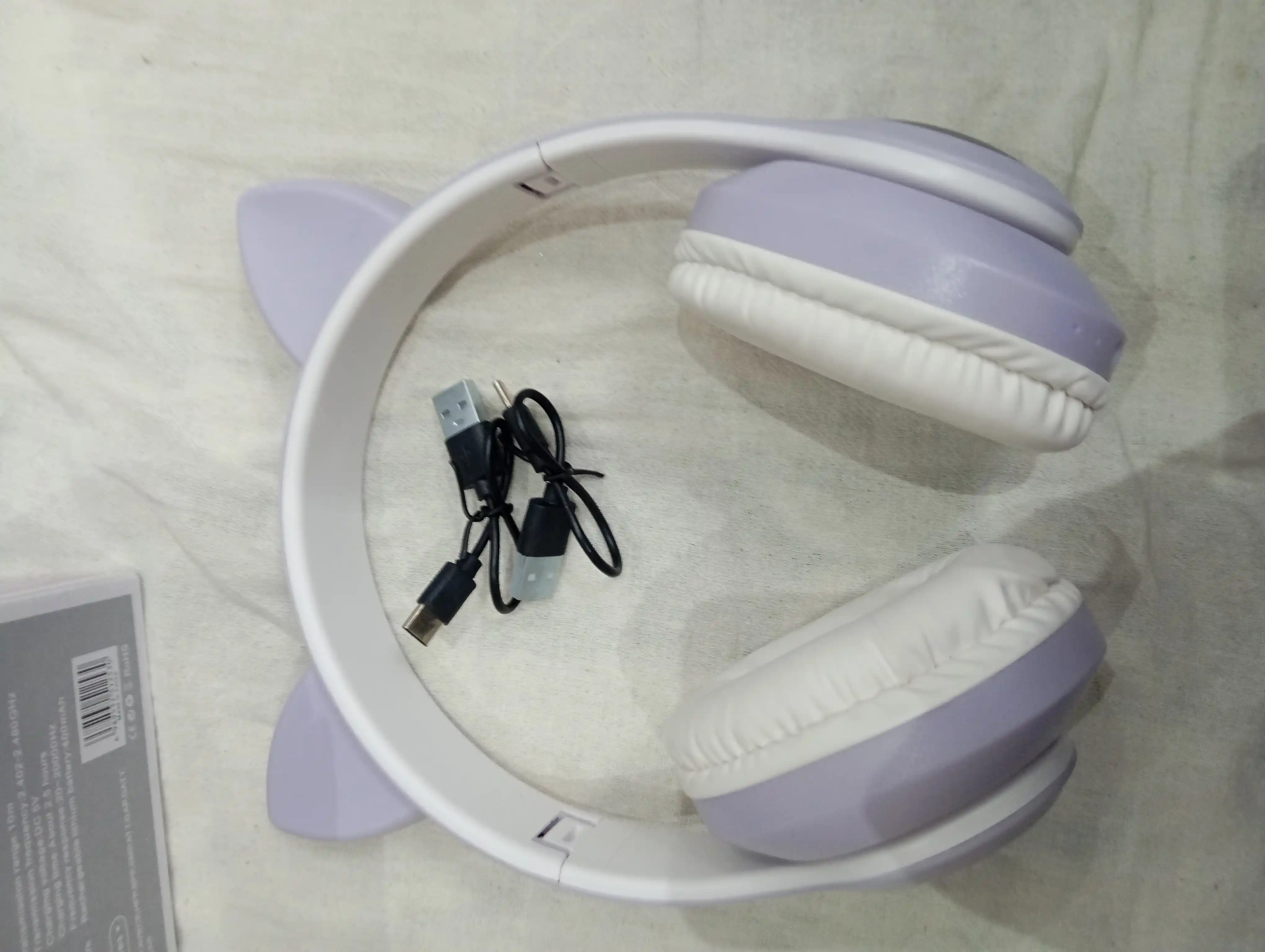 Bolalar uchun simsiz quloqchin Bluetooth mushuk quloqchali