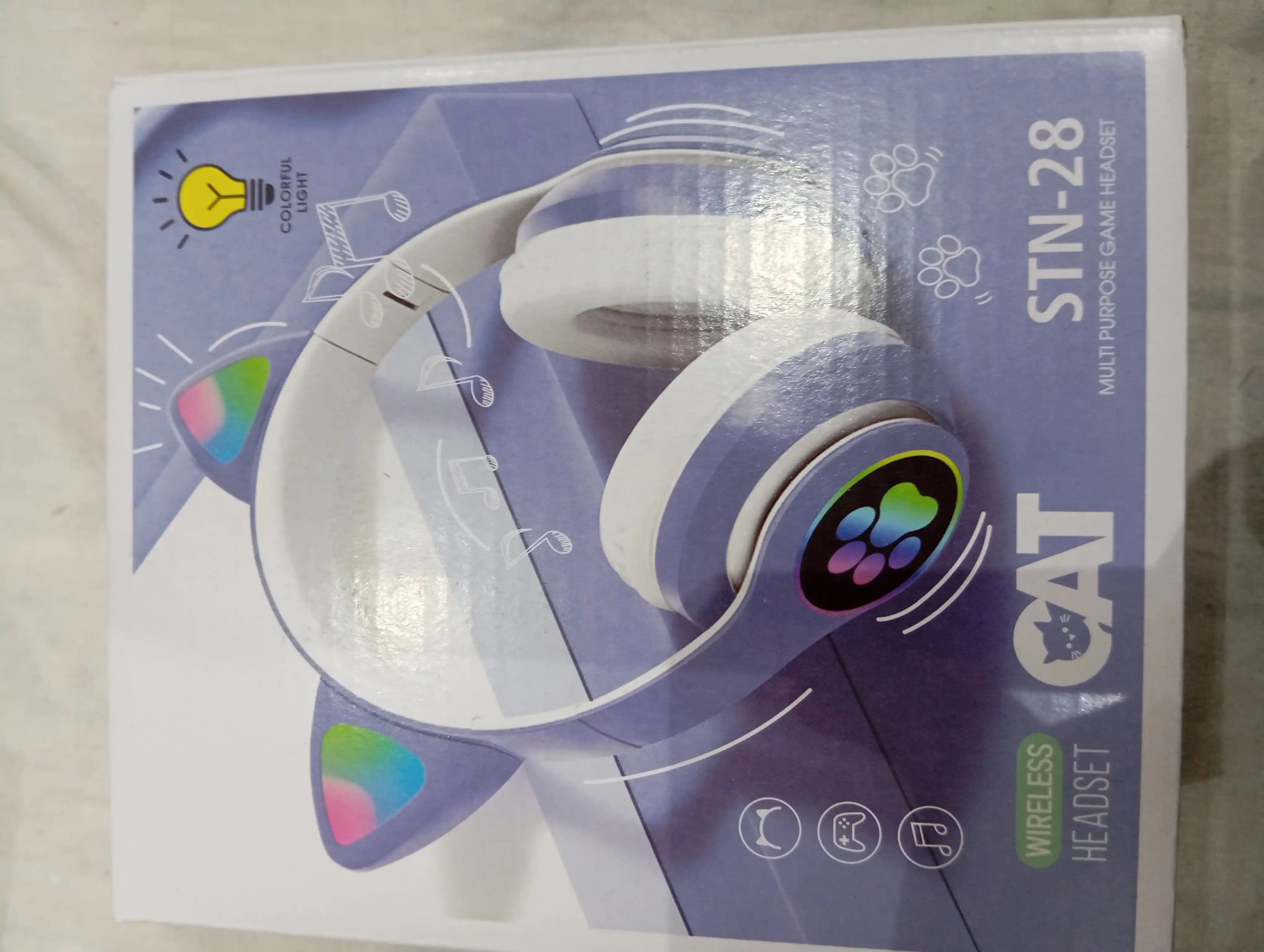 Bolalar uchun simsiz quloqchin Bluetooth mushuk quloqchali