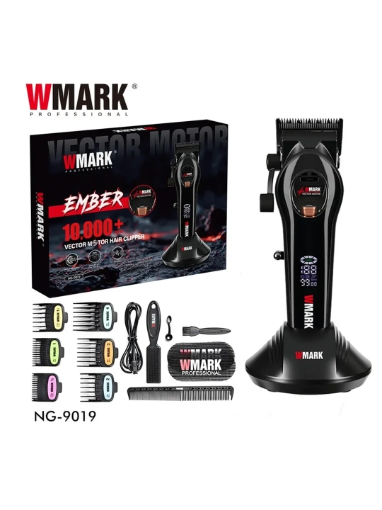 WMARK professional soch olish mashinasi va trimmer to‘plami,soqol olish,kantovka