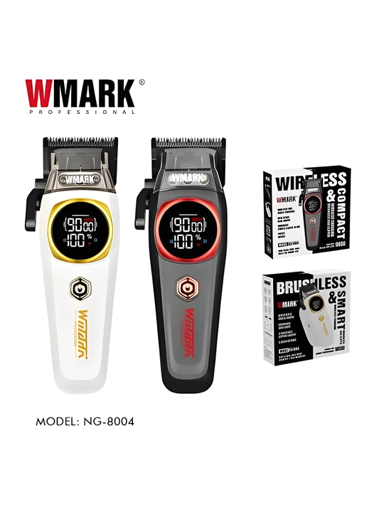 WMARK professional soch olish mashinasi va trimmer to‘plami,soqol olish,kantovka