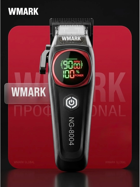 WMARK professional soch olish mashinasi va trimmer to‘plami,soqol olish,kantovka - 