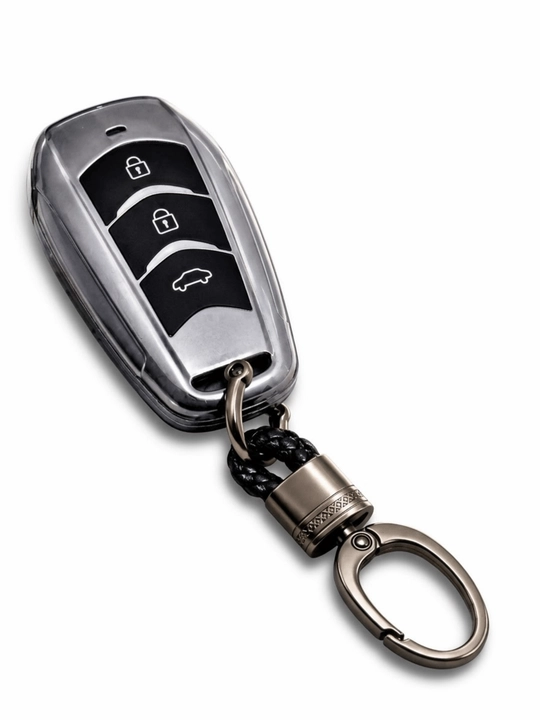 Jetour Fengon avtomobil kaliti uchun TPU g‘ilof, 3 tugmali himoya chexoli, brelok bilan - 