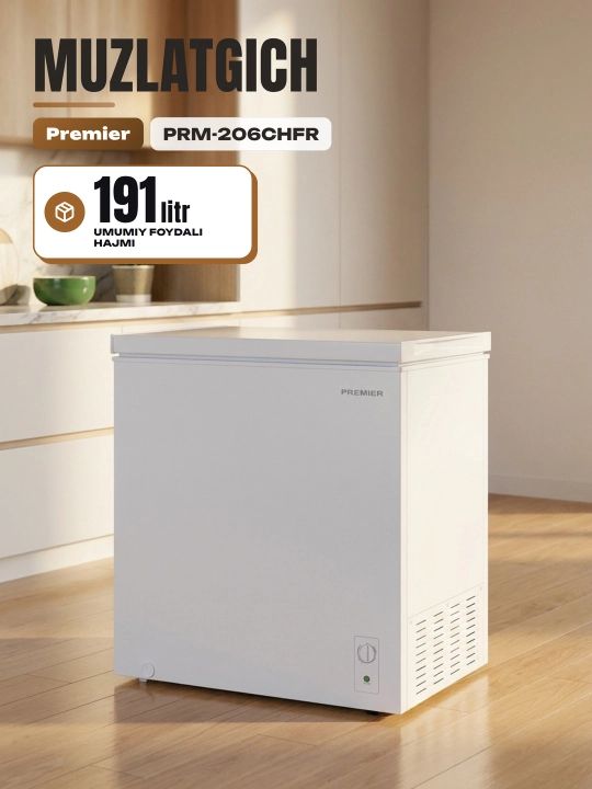 Muzlatgich, Premier PRM-206CHFR, 191 l