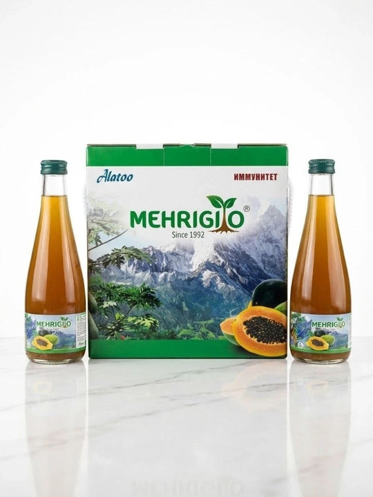 "Mehrigiyo" kompaniyasining "Alatoo" balzami. 1ta qutida 330ml dan 9 dona