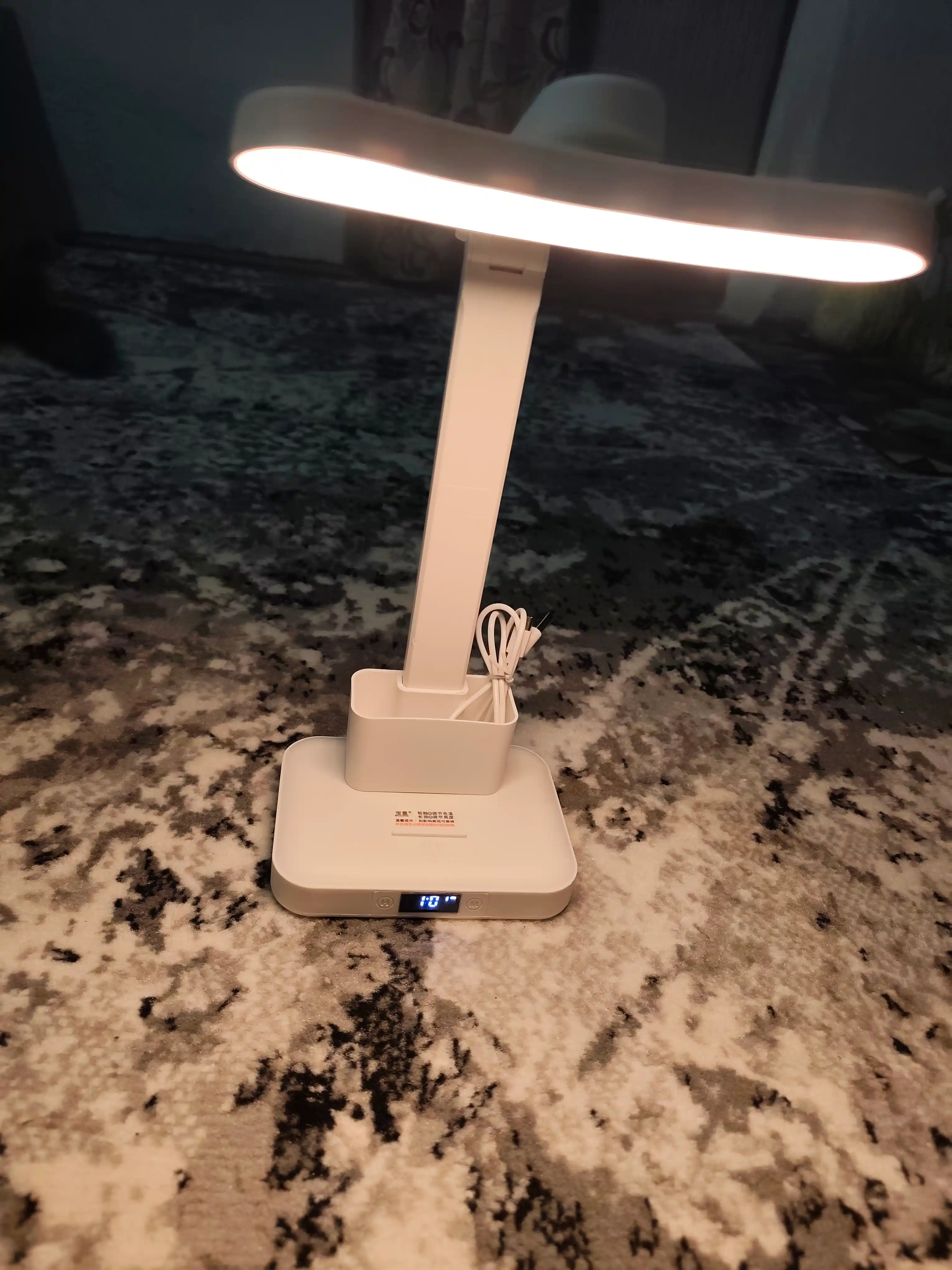 LED stol lampasi soatli, 1200 mAh