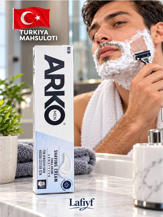 ARKO sezgir teri uchun soqol olish kremi - 