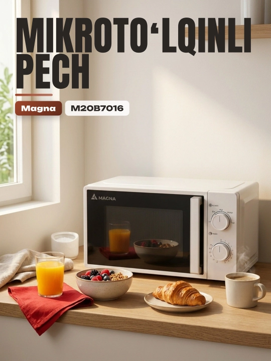 Magna M20B7016 mikroto'lqinli pech