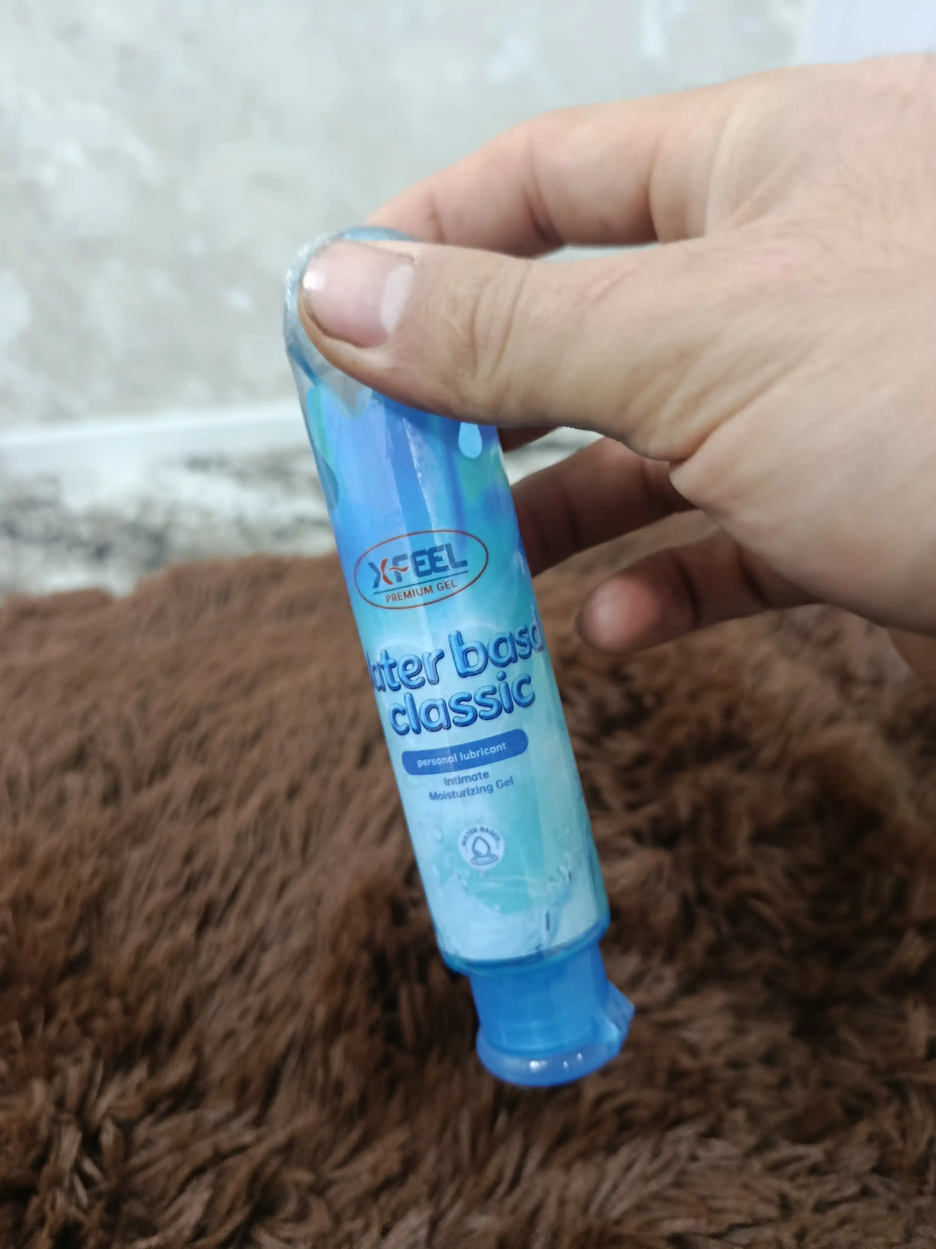 Gel moylash vositasi, mevali, suvga asoslangan, yeyish mumkin, "XFEEL", 80 ml