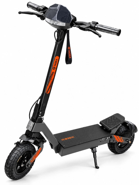 800 Vt quvvatli elektr skuter, tezligi soatiga 50 km gacha, yurish masofasi 40 km gacha
