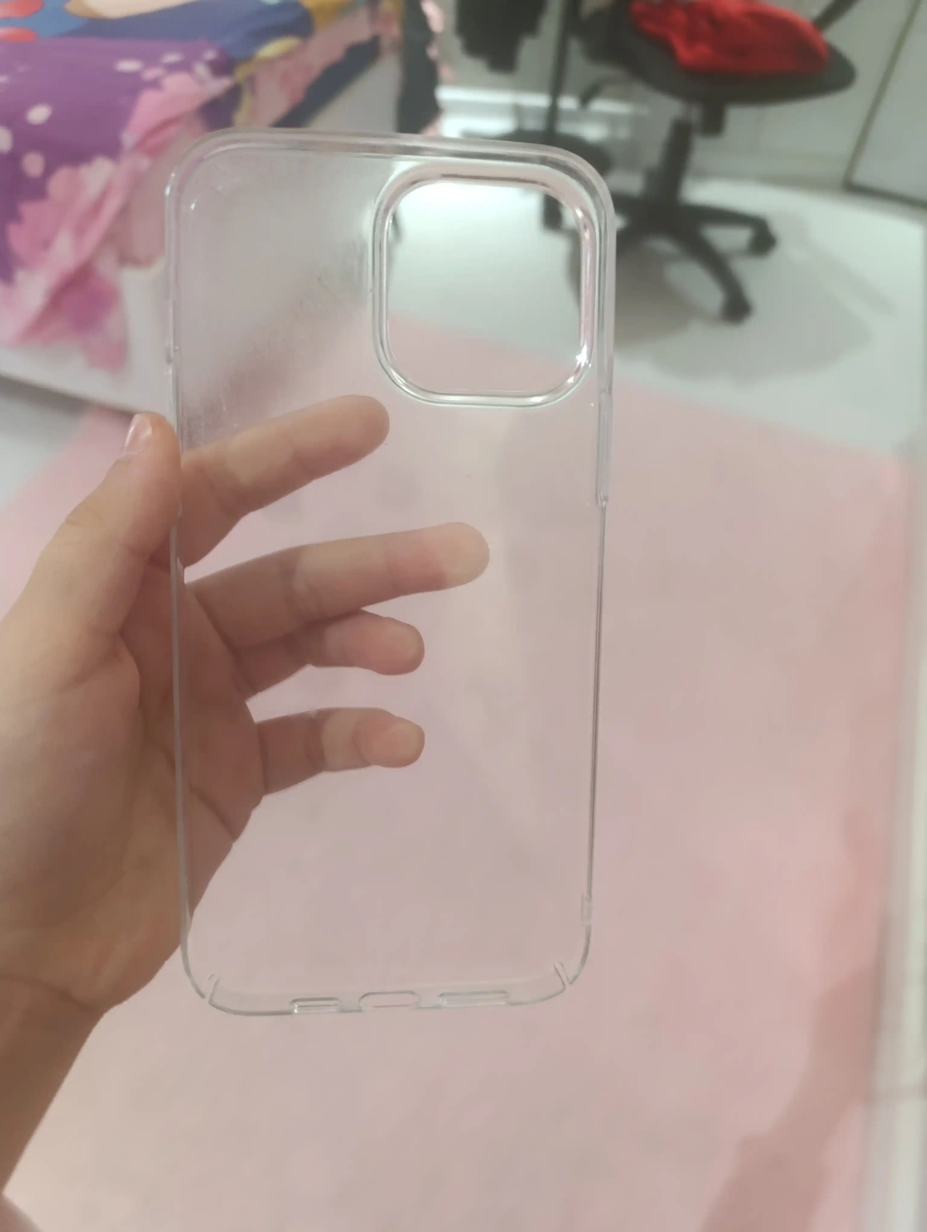 Chexol iPhone 7,8,SE,XR,XS,11,12,13,14,15,16,Pro,Max,Plus,Mini uchun plastik