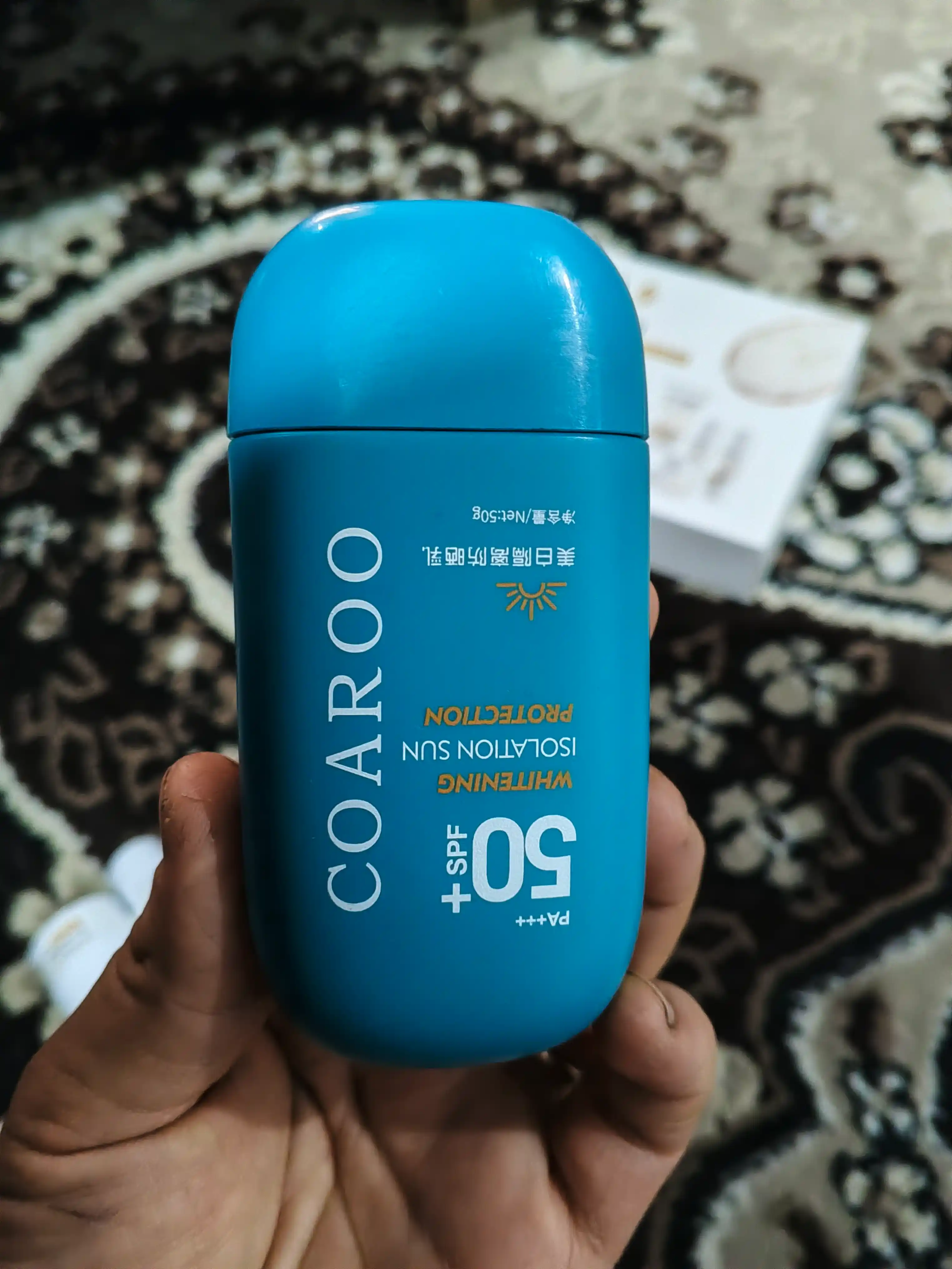 Солнцезащитный крем SPF 50, увлажняющий для лица