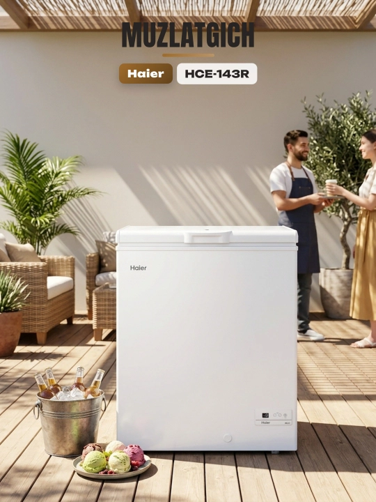 Haier muzlatkich kamerasi HCE-143R, uy uchun - 