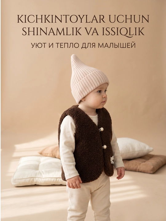 3-4-5 yoshli bolalar uchun issiq, yumshoq, yengil, astarli, mavsumiy nimcha