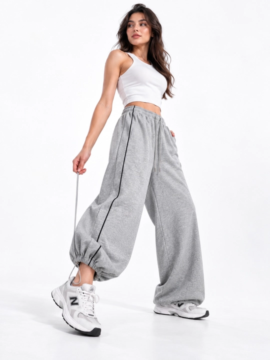 Ayollar uchun oversize triko, sport shimlari, keng model, qulay kundalik sport kiyimi