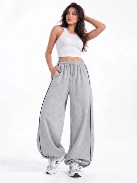 Ayollar uchun oversize triko, sport shimlari, keng model, qulay kundalik sport kiyimi