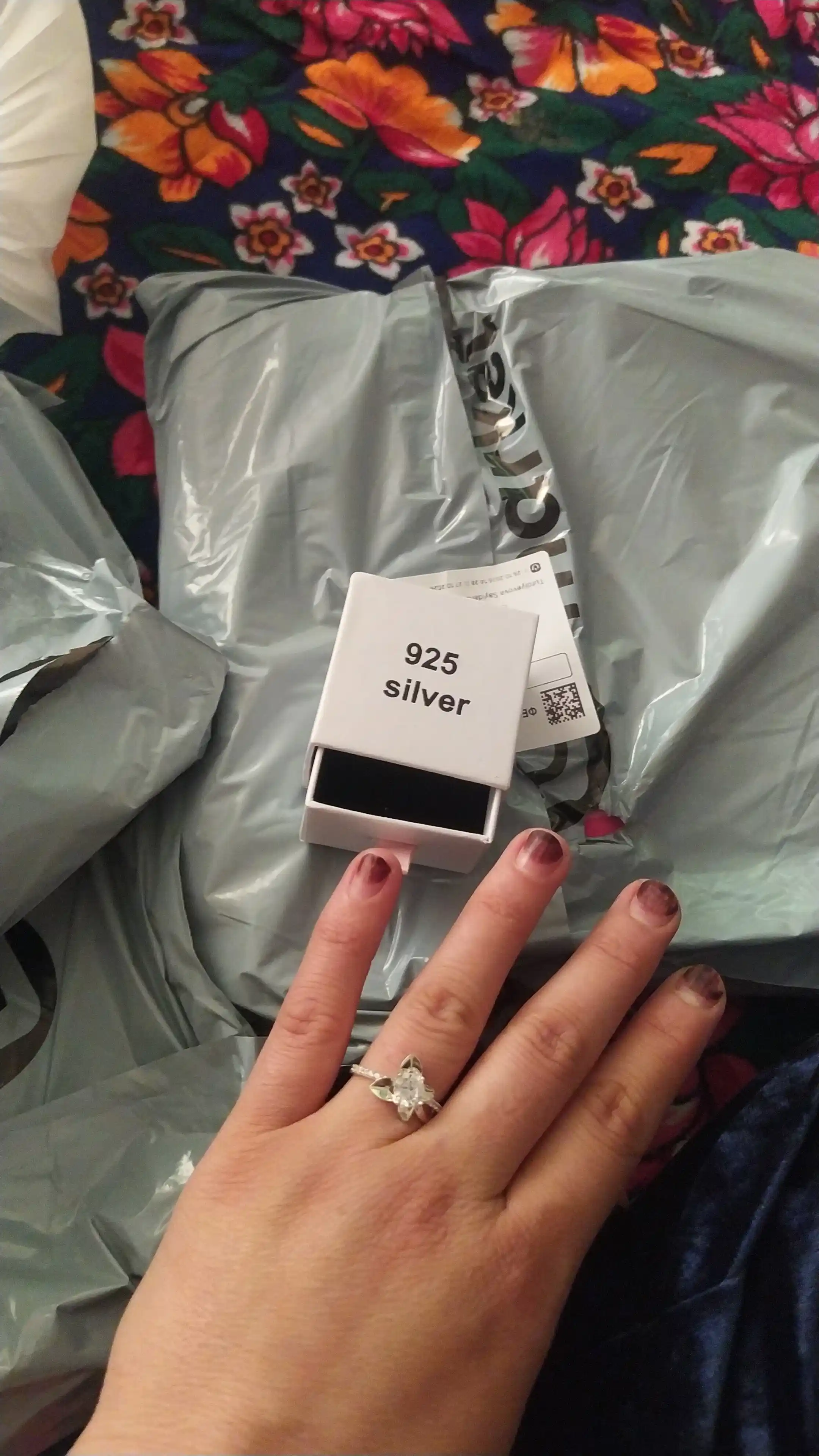 925 probali sterling kumush uzuklar