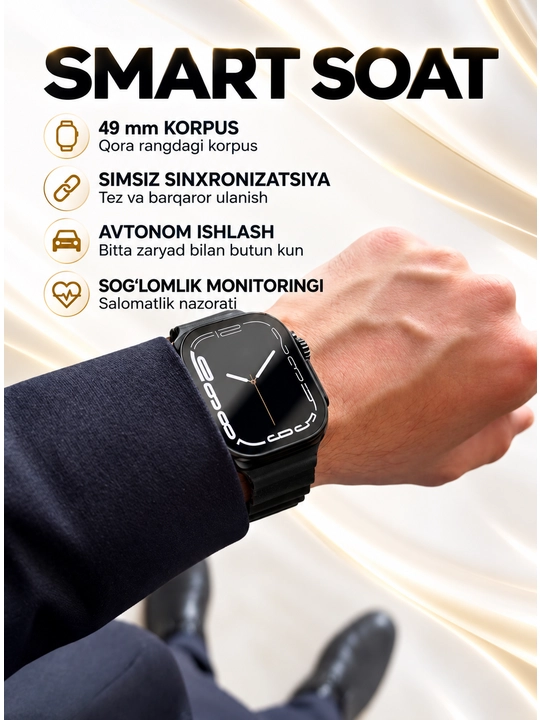 Erkaklar va ayollar uchun sport, kundalik aqlli qo‘l soatlari