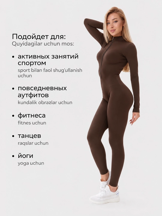 Fitnes va kundalik kiyish uchun mo‘ljallangan, qomatni shakllantiruvchi ayollar bodisi