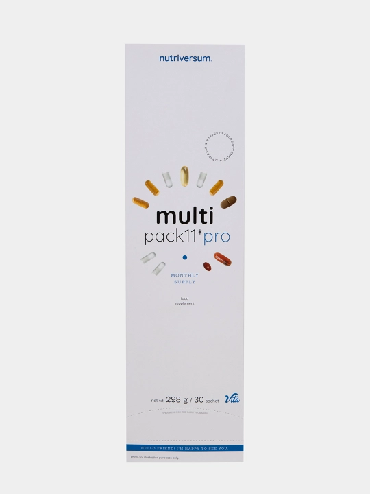 Мультивитаминный комплекс Nutriversum Multi Pack Pro 11, 324 г, 30 порций