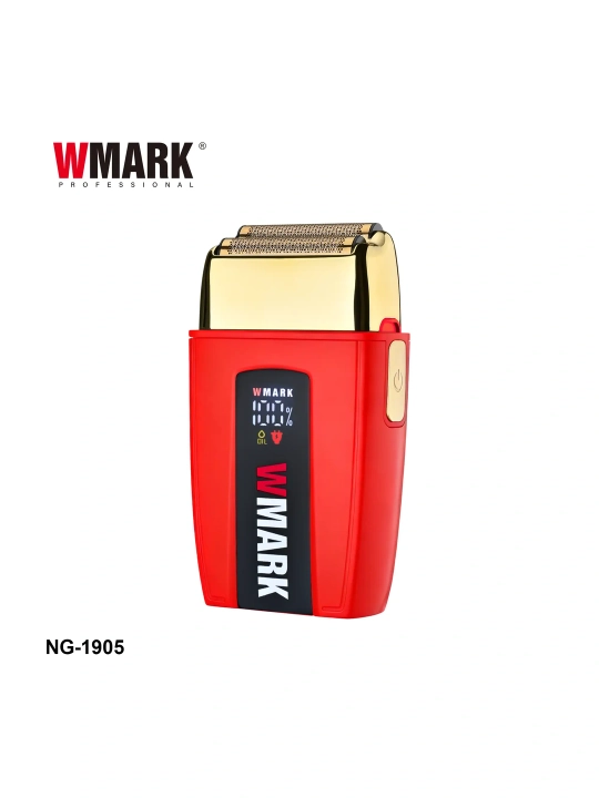 Soqol olish mashinasi WMARK o‘rnatilgan trimmer bilan, simsiz shaver