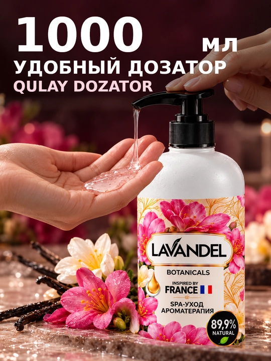 Parfyumeriyali dush geli "LAVANDEL", 1000 ml