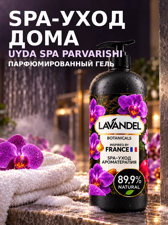 Parfyumeriyali dush geli "LAVANDEL", 1000 ml