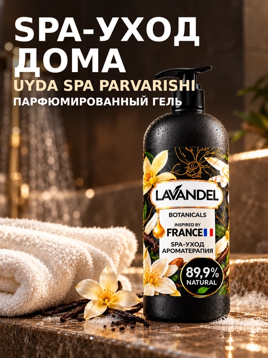 Parfyumeriyali dush geli "LAVANDEL", 1000 ml