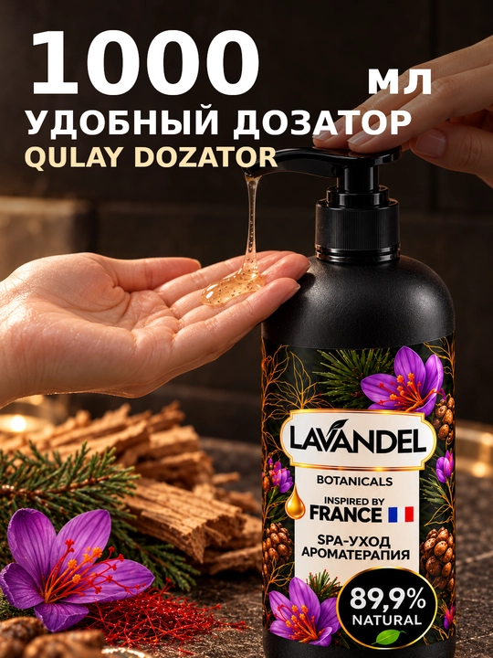 Parfyumeriyali dush geli "LAVANDEL", 1000 ml