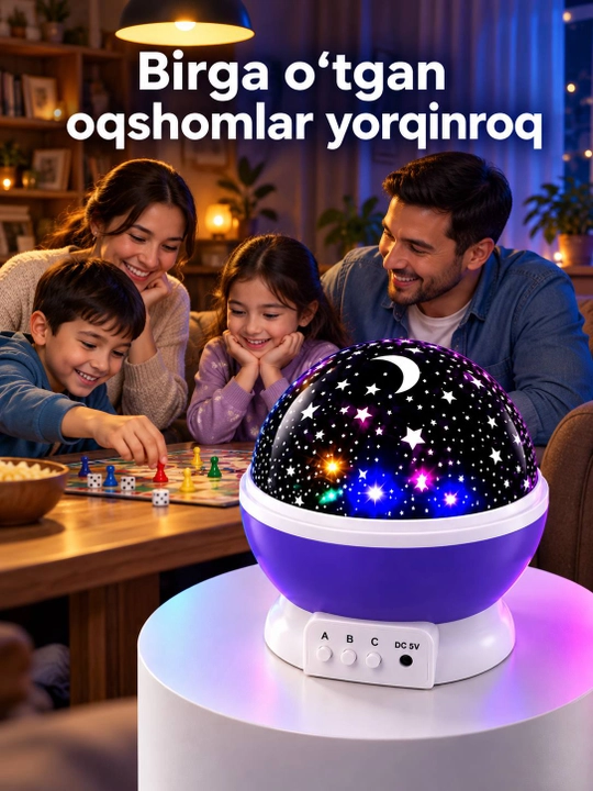 Oy Ko‘rinishidagi Tunggi Chiroq, Uy uchun LED Lampasi