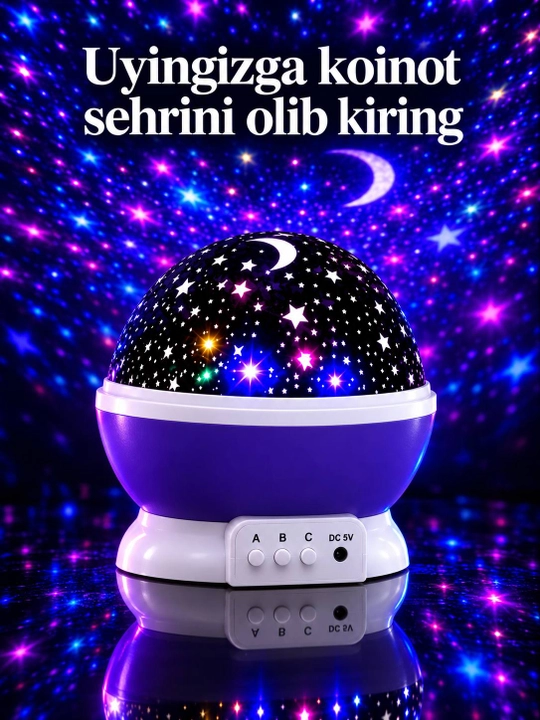 LED светильник в форме Луны, декоративный ночник